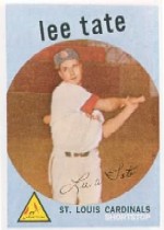 1959 Topps Baseball Cards      544     Lee Tate RC